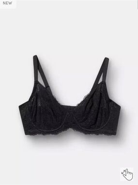 torrid Black Lace Underwire Bra